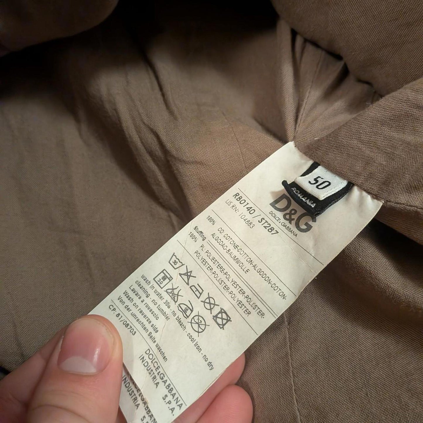 Dolce & Gabbana Military Jacket (M)