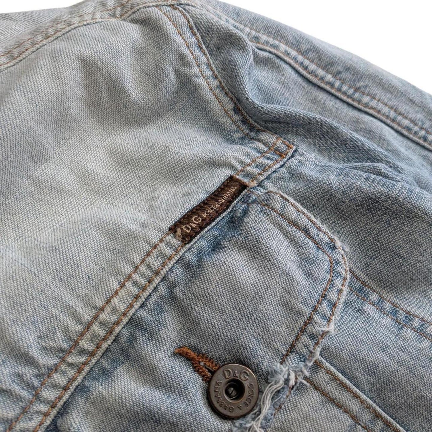 Dolce & Gabbana Hooded Denim Jacket (M)