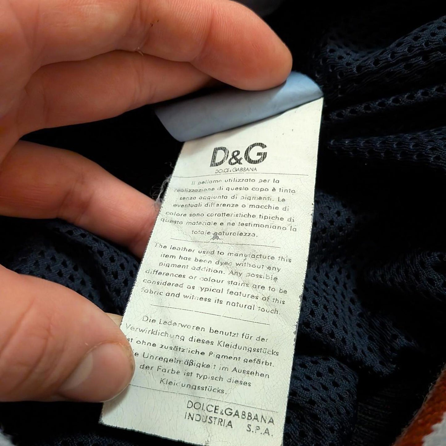 Dolce & Gabbana Leather Jacket (S)