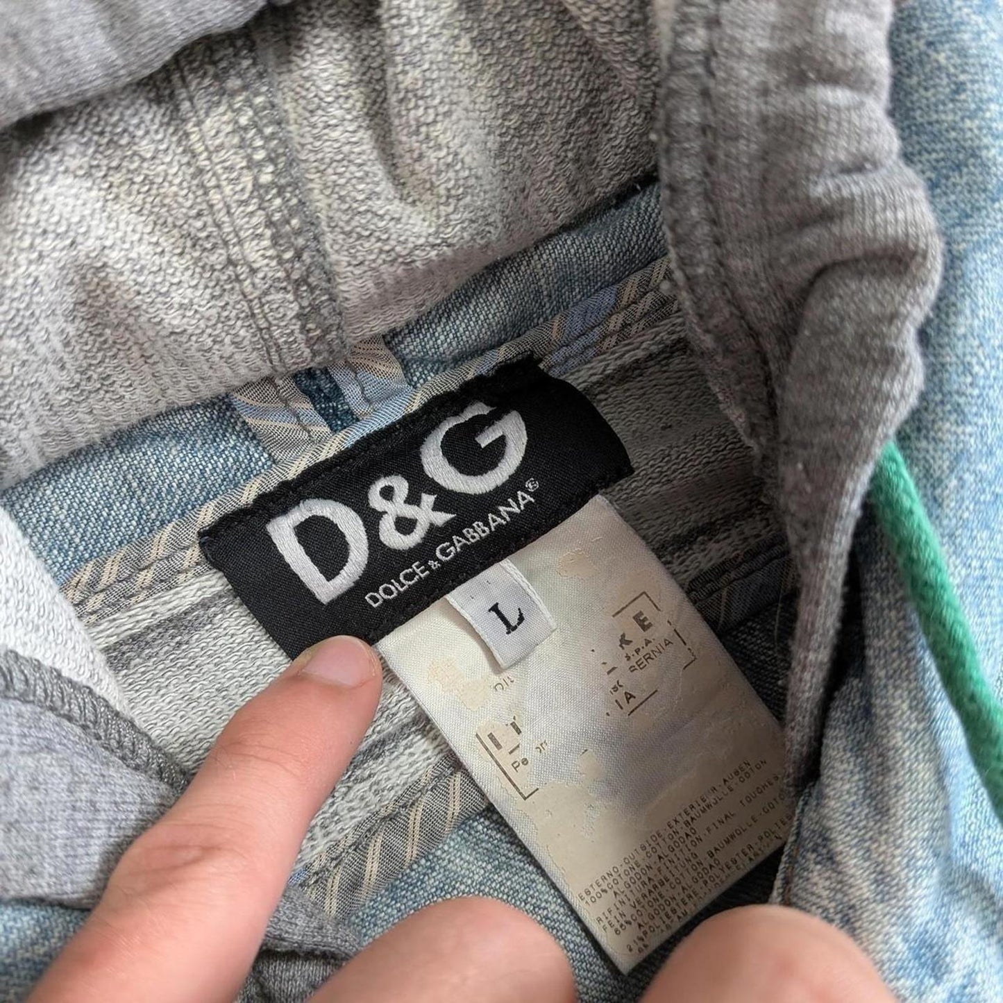 Dolce & Gabbana Hooded Denim Jacket (M)