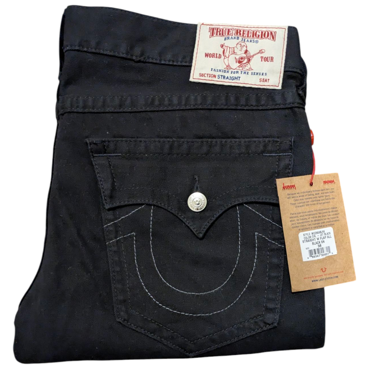 True Religion Black Jeans (38)