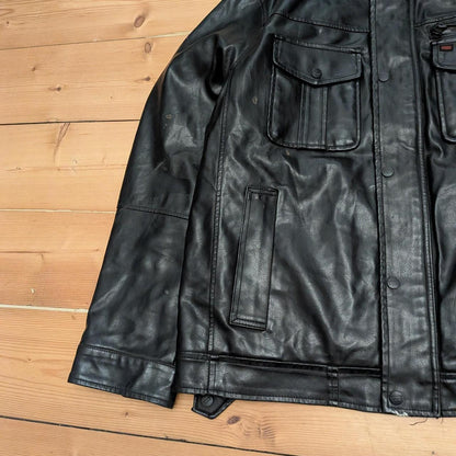Levis Faux Leather Jacket (L)