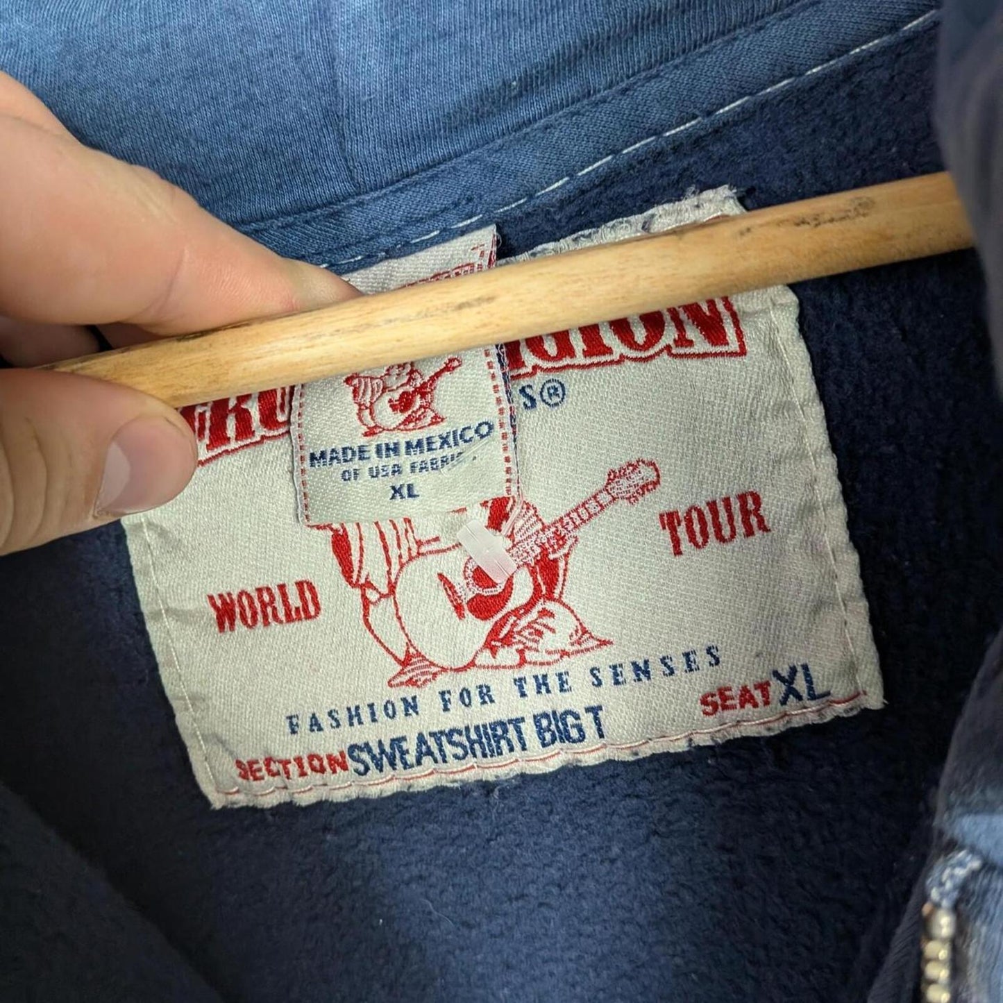 True Religion Big T Hoodie (XL)