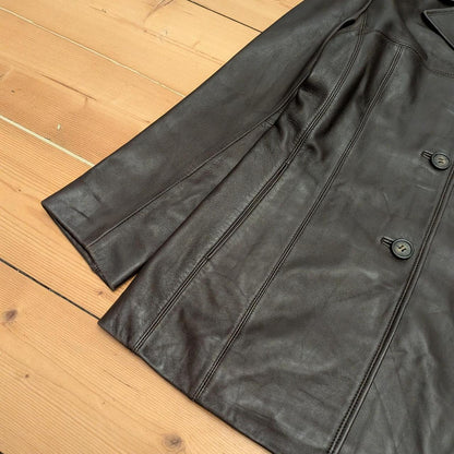 Siena Leather Jacket Blazer (S)