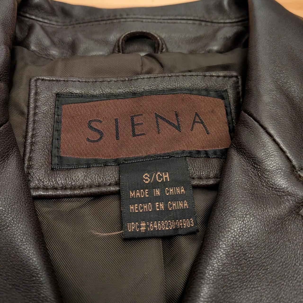 Siena Leather Jacket Blazer (S)