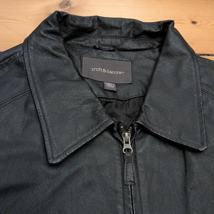 Croft & Barrow Leather Jacket (XL)