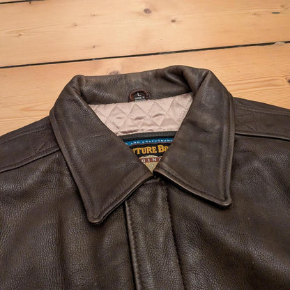 Adventure Bound Vintage Leather Jacket (L)