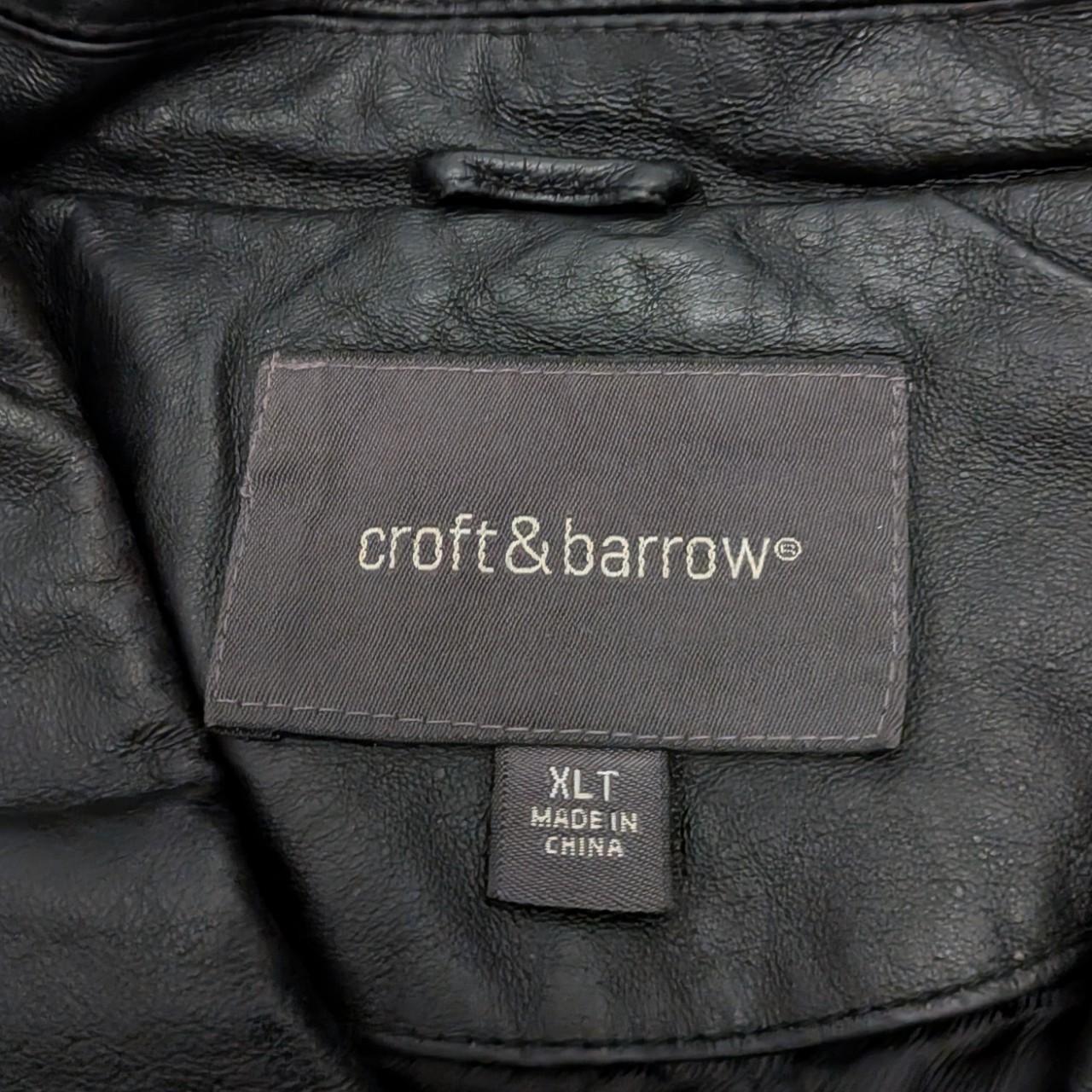 Croft & Barrow Leather Jacket (XL)