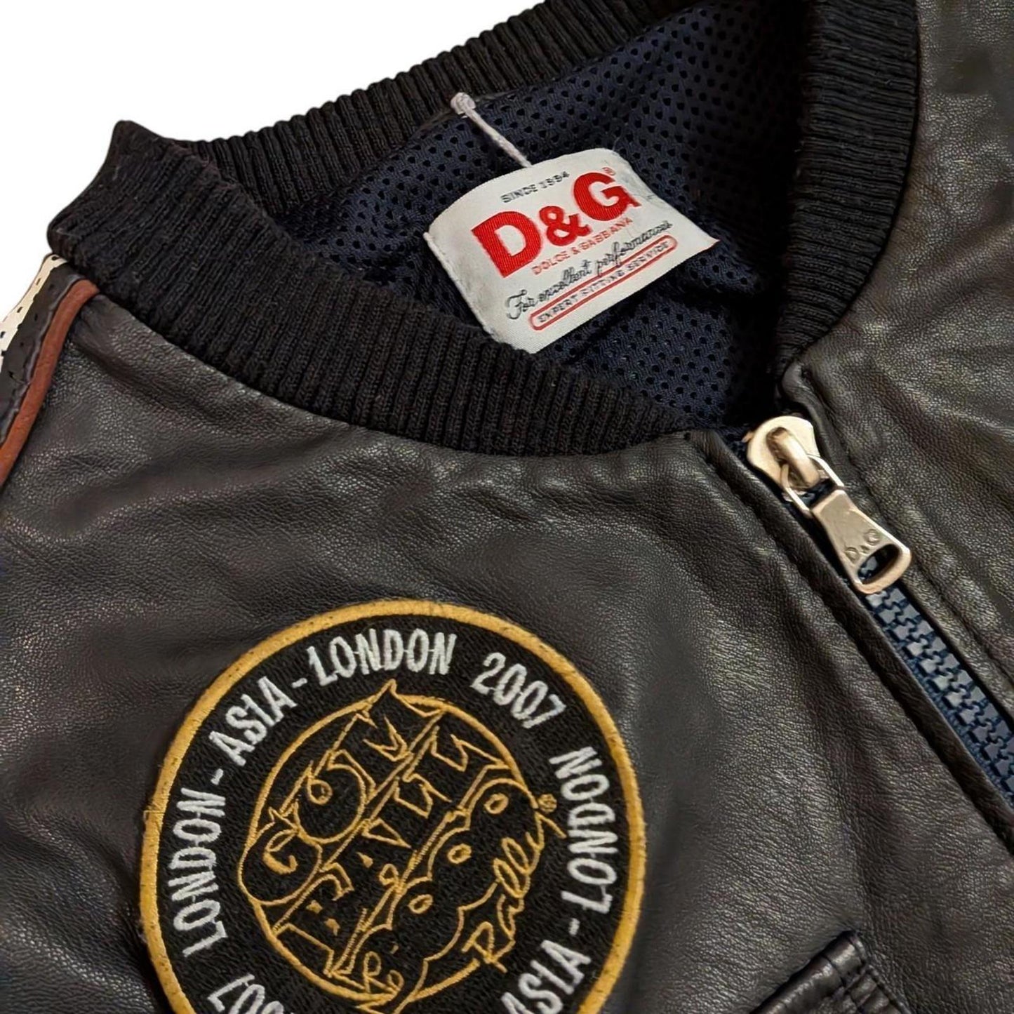 Dolce & Gabbana Leather Jacket (S)