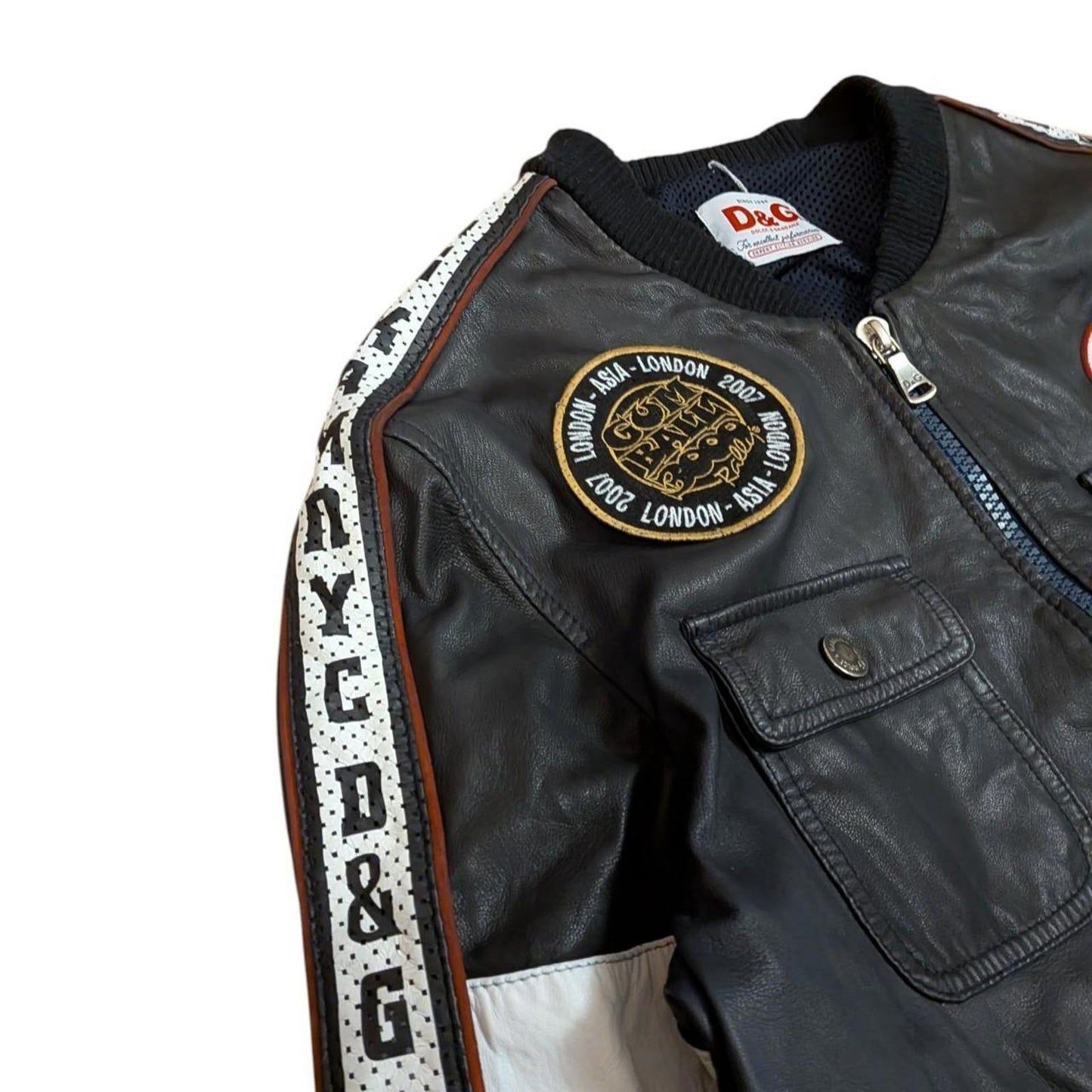 Dolce & Gabbana Leather Jacket (S)