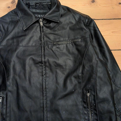 Guess Faux Leather Jacket (XL)