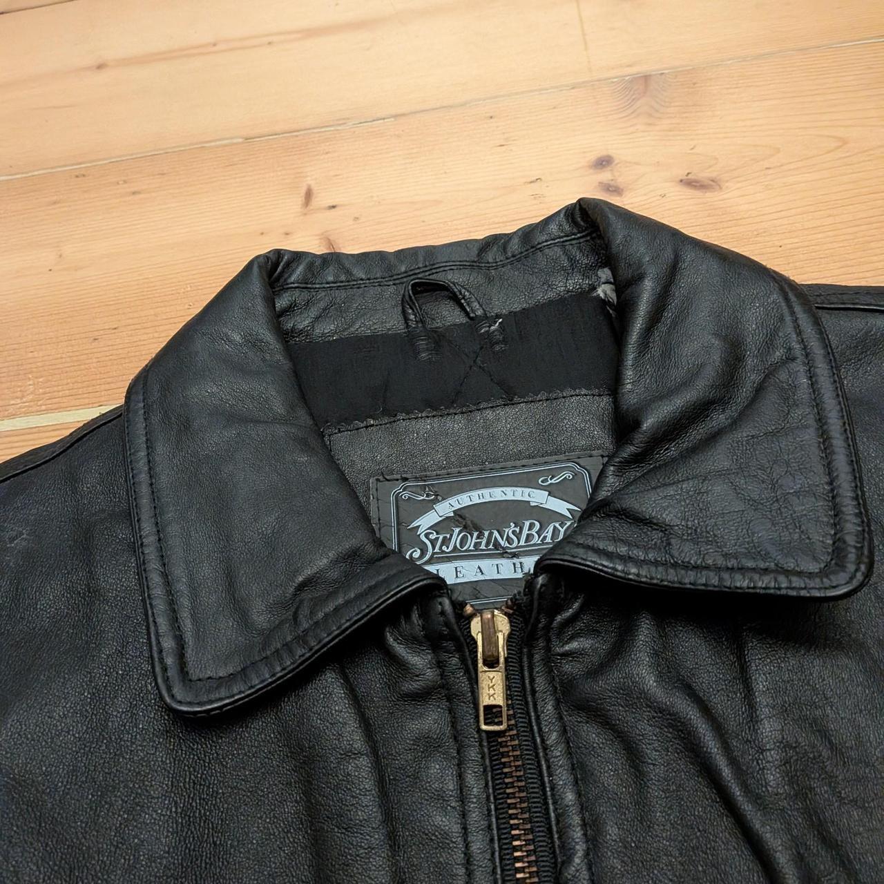 St Johns Bay Leather Jacket (M)