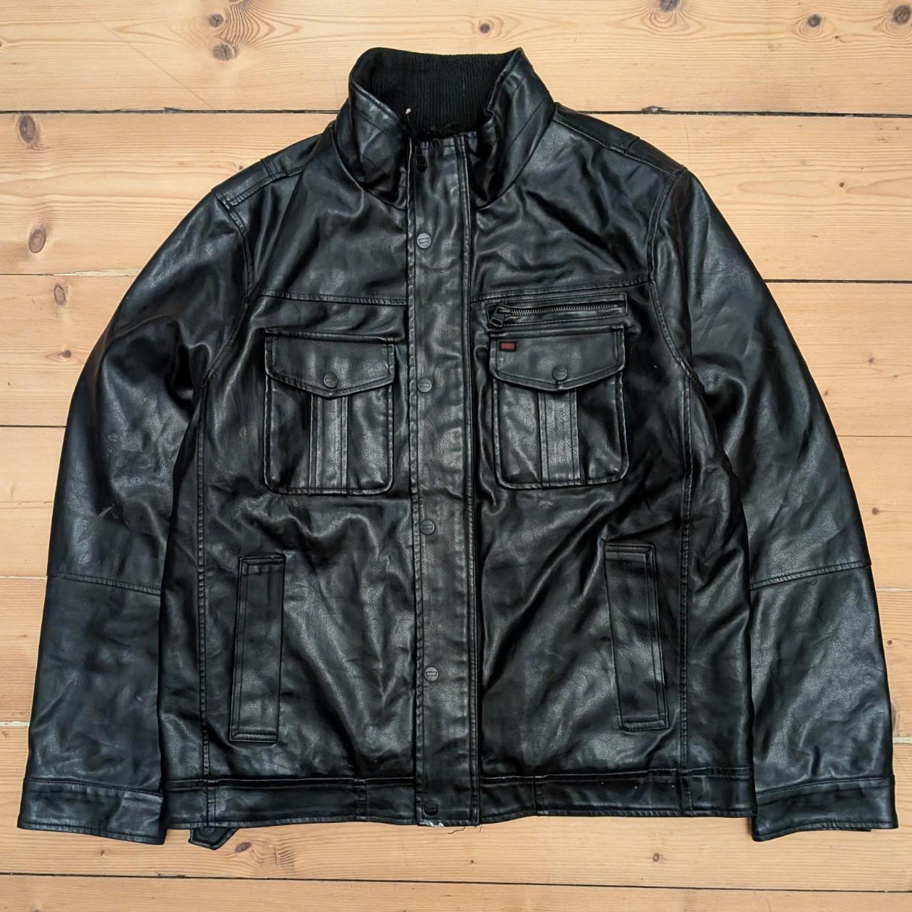 Levis Faux Leather Jacket (L)