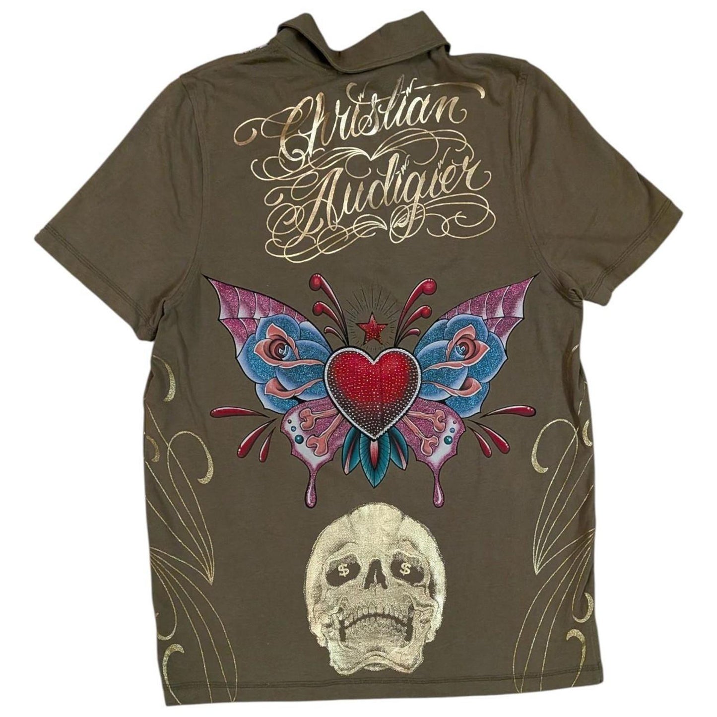 Christian Audigier Polo Shirt (S)