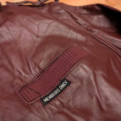 Members Only Leather Jacket (S)