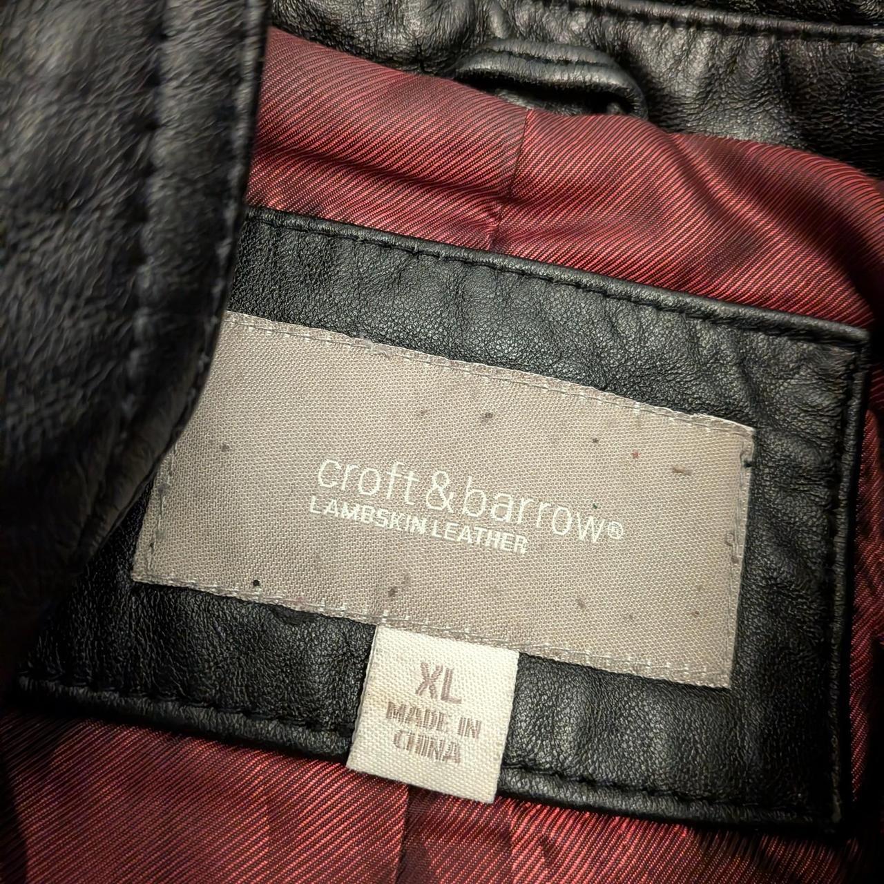 Croft & Barrow Lambskin Leather Jacket (XL)