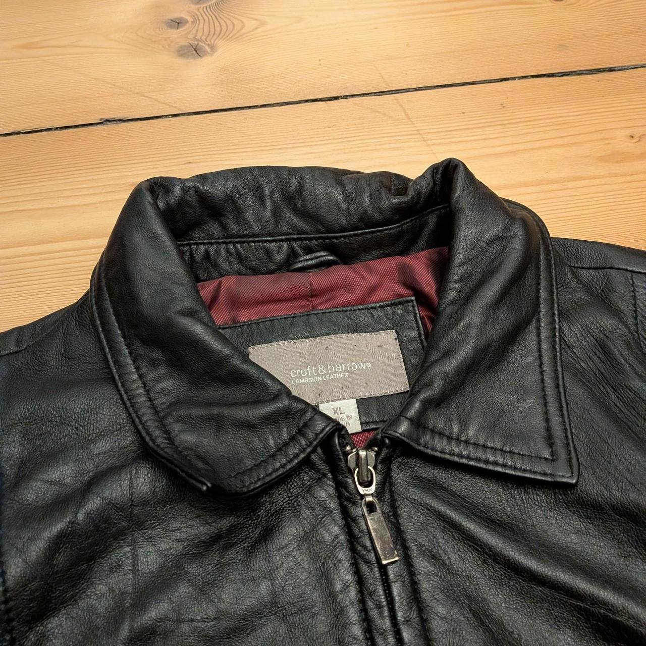 Croft & Barrow Lambskin Leather Jacket (XL)