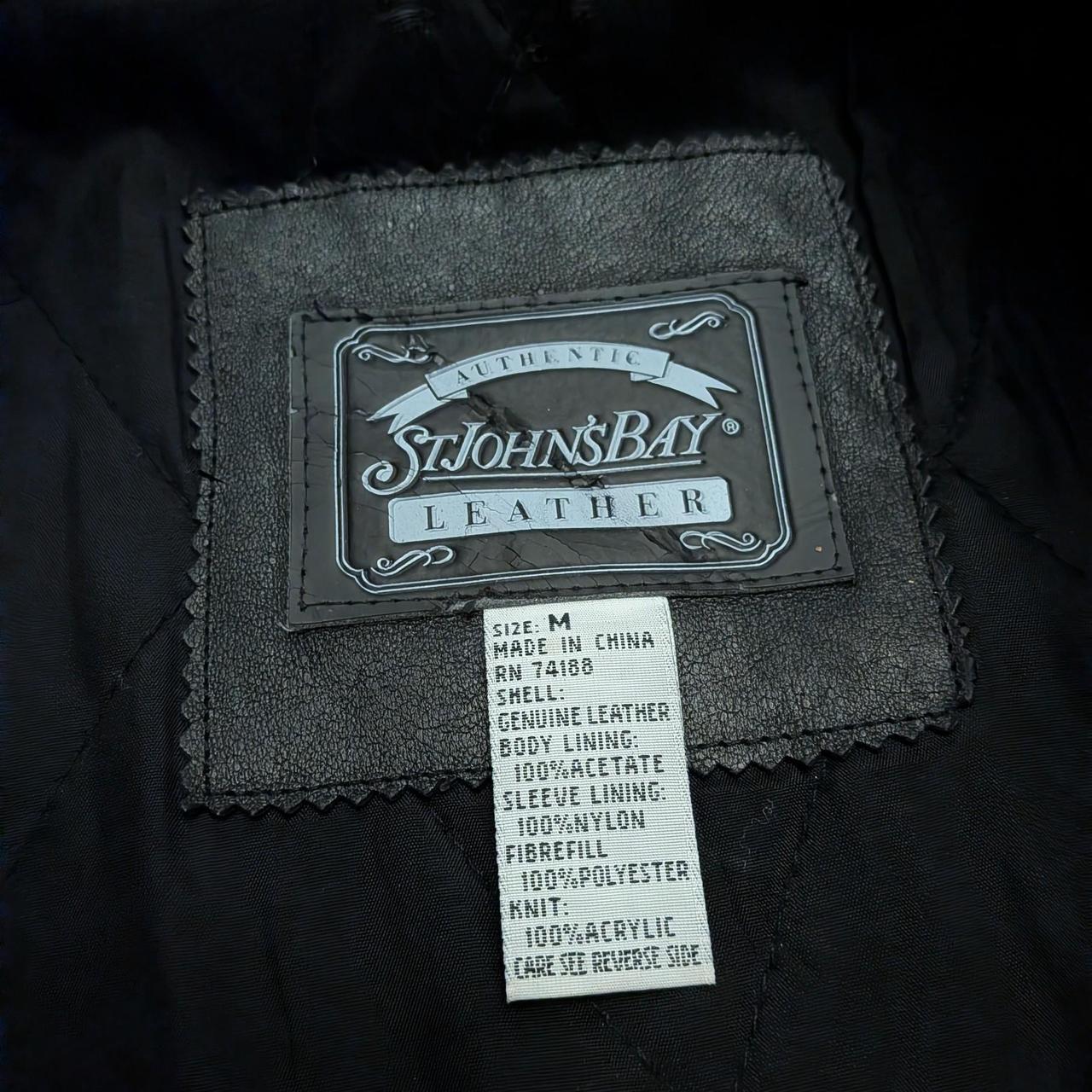 St Johns Bay Leather Jacket (M)