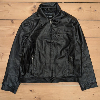 Guess Faux Leather Jacket (XL)