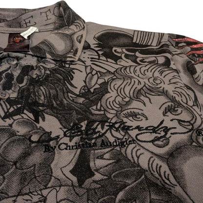 Ed Hardy by Christian Audigier Polo Shirt (M)