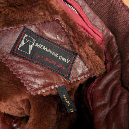 Members Only Leather Jacket (S)