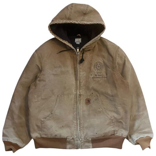 Brown Embroidered Carhartt Jacket (L)