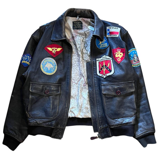 Avirex Leather Jacket (L)