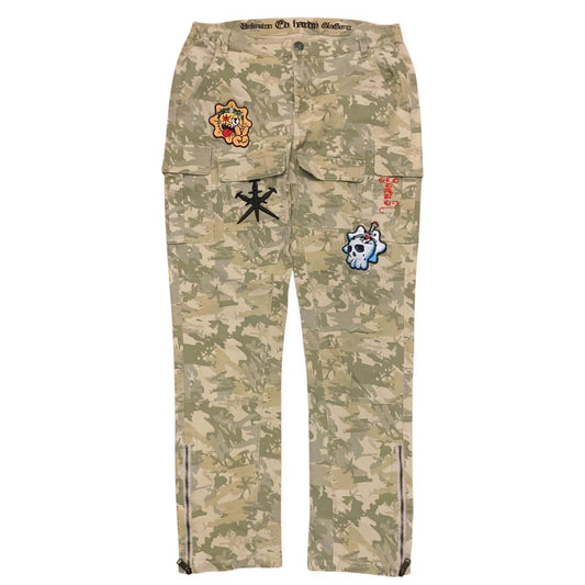 Ed Hardy x Unknown x Glo Gang Cargo Pants (M)