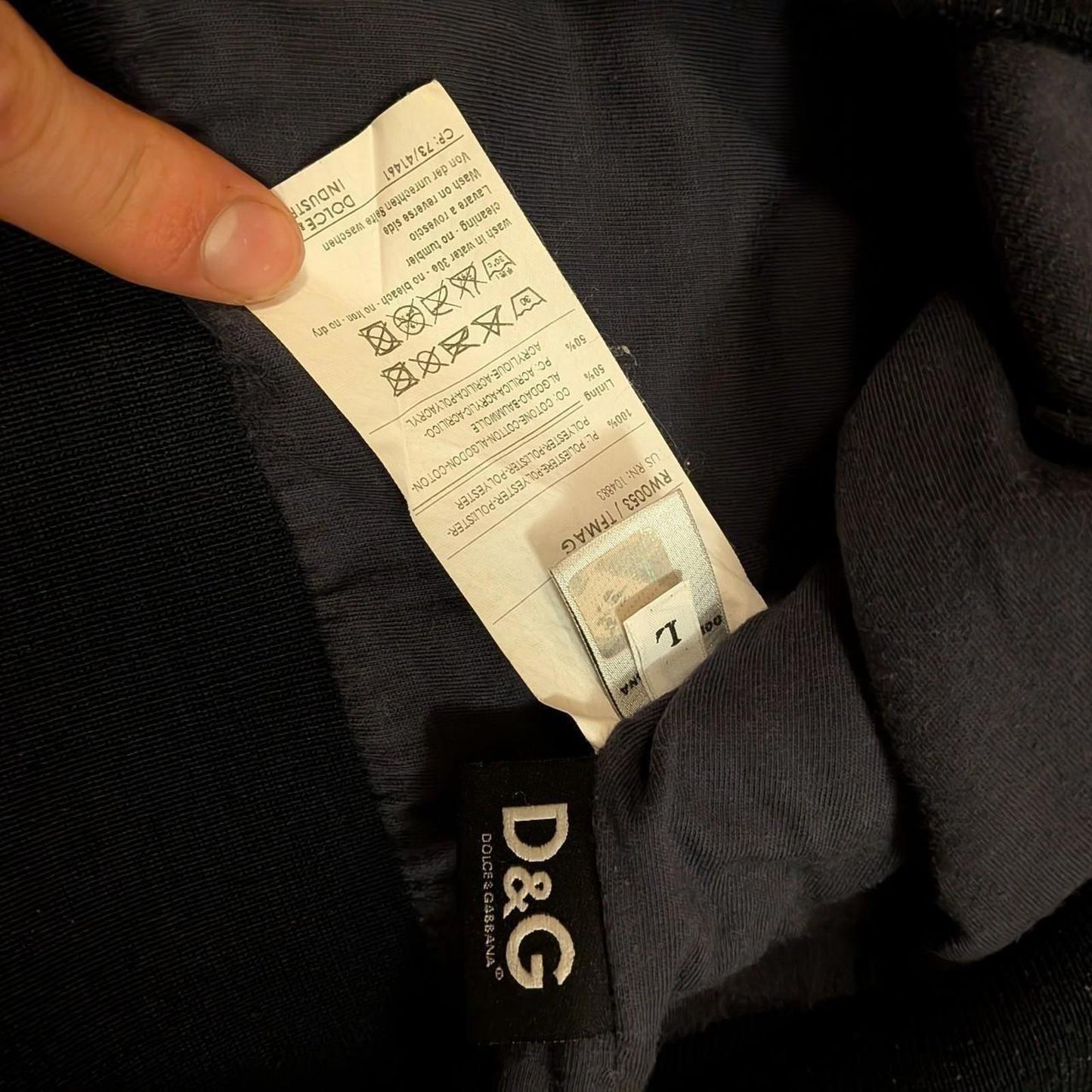 Dolce & Gabbana Zip Up Track Jacket (L)