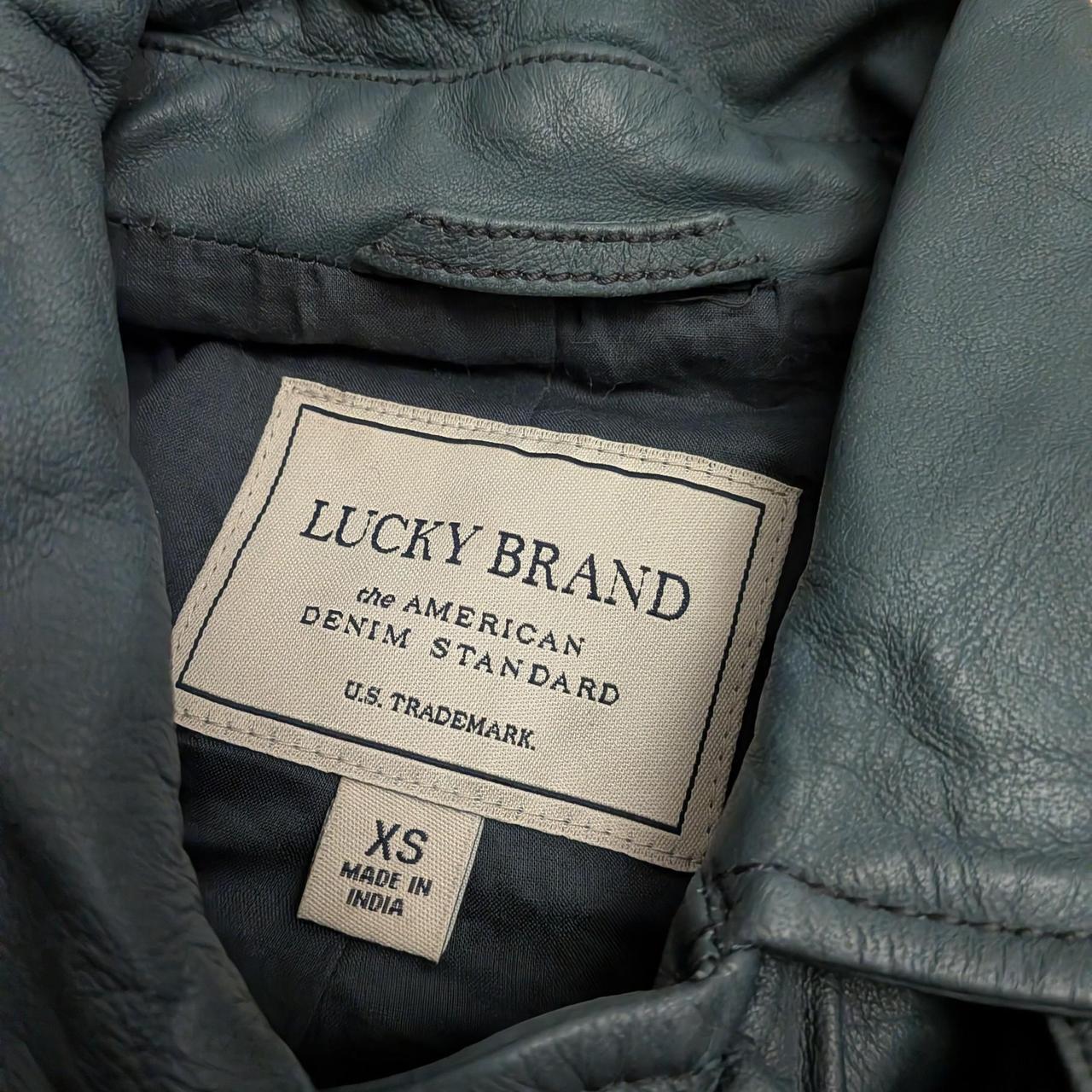 Lucky Brand Lamb Leather Jacket (XS)