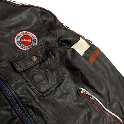 Dolce & Gabbana Leather Jacket (S)