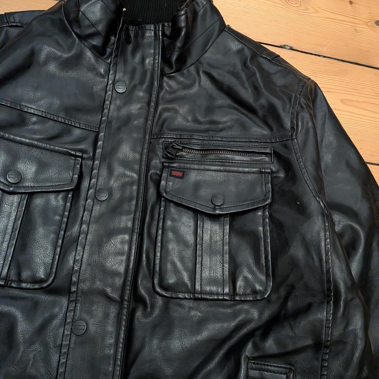 Levis Faux Leather Jacket (L)