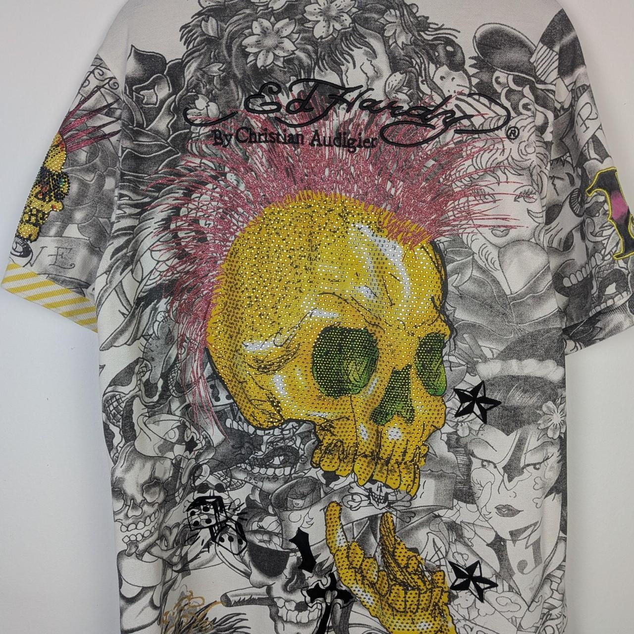 Ed Hardy by Christian Audigier Polo Shirt (XL)