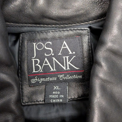 Jos A Bank Leather Jacket (XL)