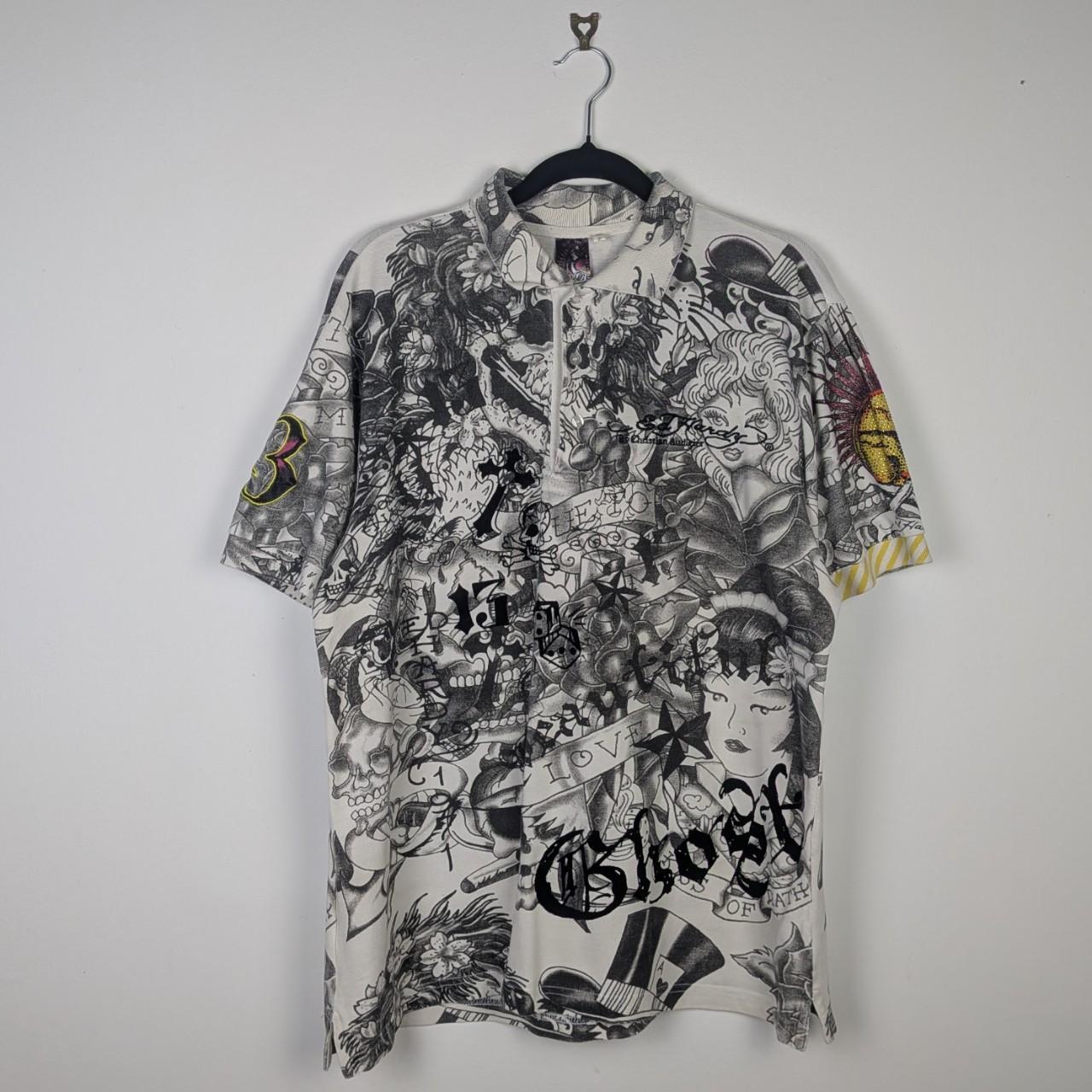 Ed Hardy by Christian Audigier Polo Shirt (XL)