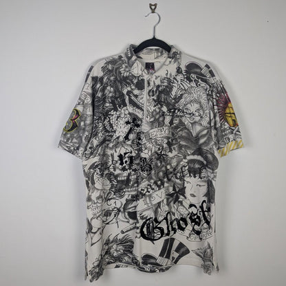 Ed Hardy by Christian Audigier Polo Shirt (XL)