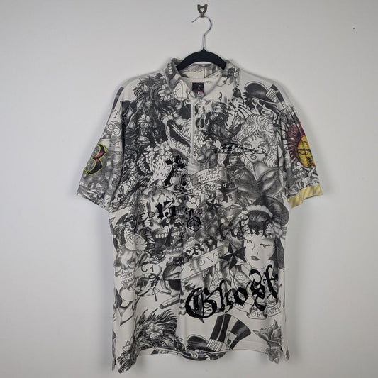 Ed Hardy by Christian Audigier Polo Shirt (XL)