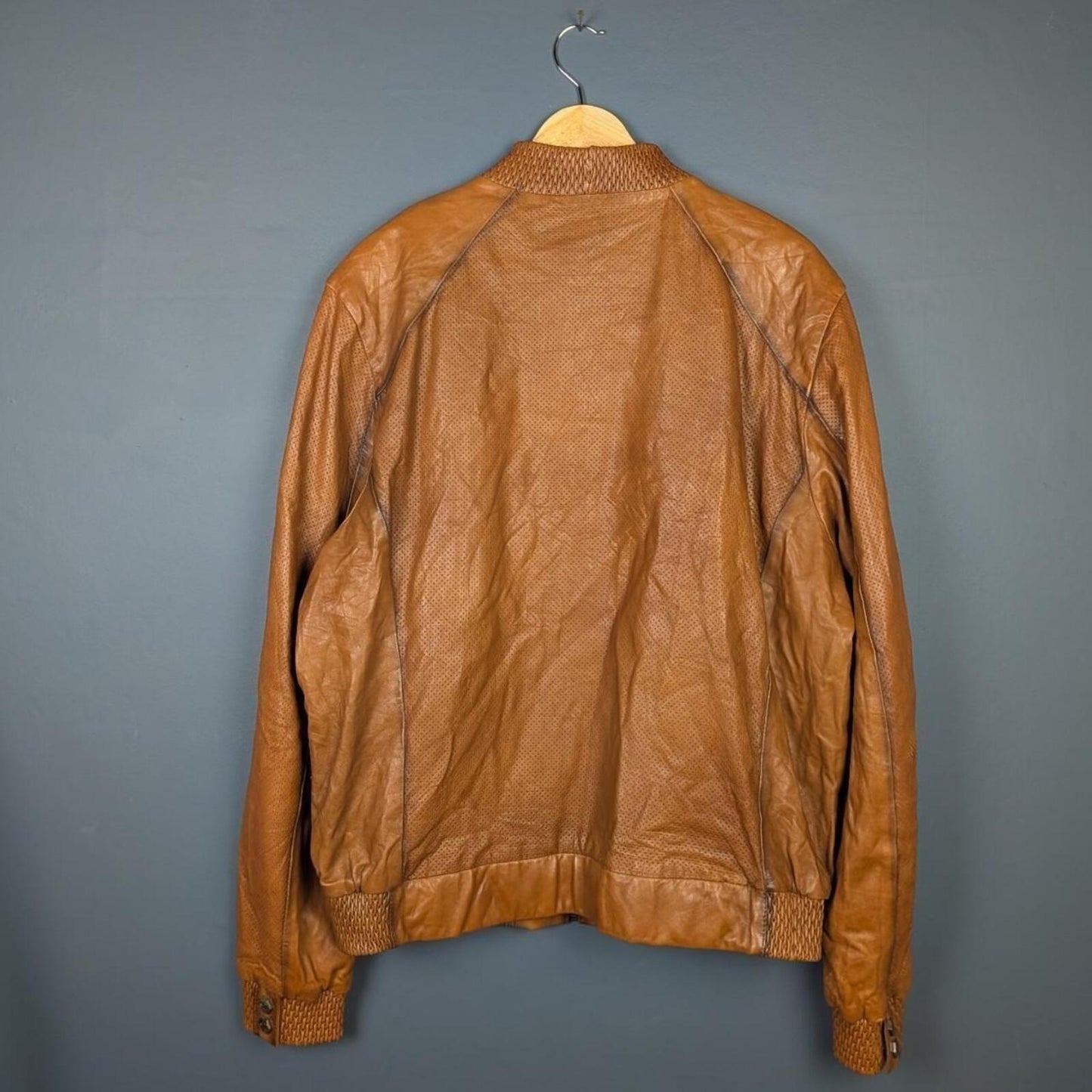 Philipp Plein Lamb Leather Jacket (XL)