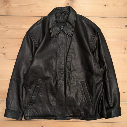 Jos A Bank Leather Jacket (XL)