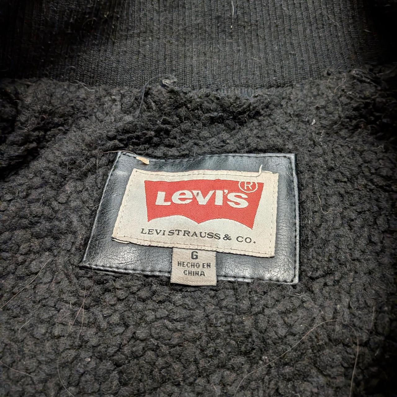 Levis Faux Leather Jacket (L)