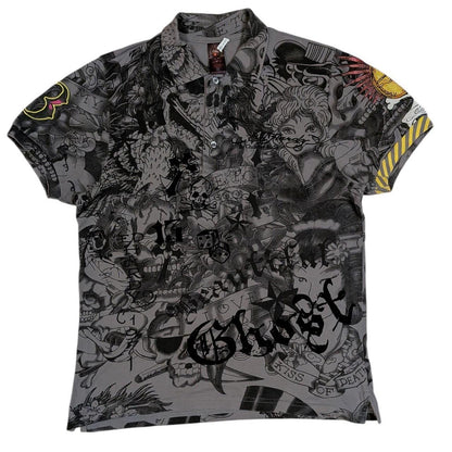 Ed Hardy by Christian Audigier Polo Shirt (M)