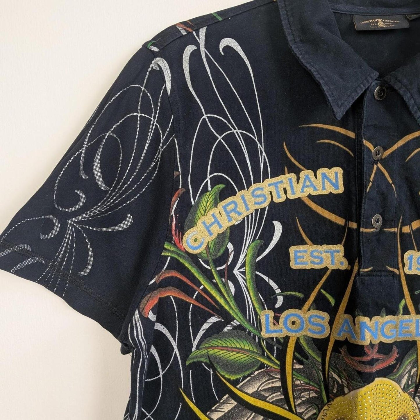 Christian Audigier Polo Shirt (M)